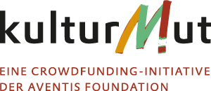 Ausgezeichnet durch „kulturMut“ – der
                Crowdfunding-Initiative von Aventis Foundation und
                Kulturfonds Frankfurt RheinMain.