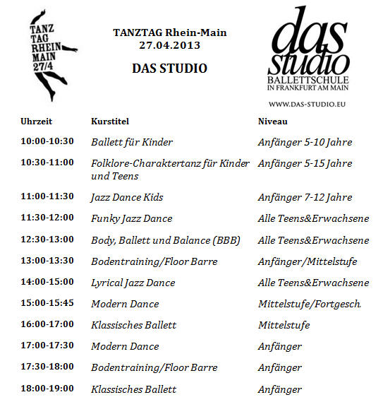 Tannztag Rhein Main 2013