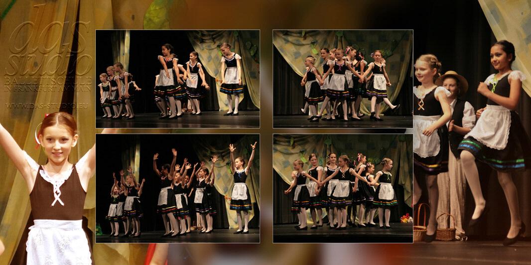 Das Ballettmärchen Unser Rotkäppchen DAS Studio,
                Ballettschule in Frankfurt: Tanz, Kinderballett
                Pre-Ballett Gymnastik Klassisches Ballett Kindertanz
                Kinderballett